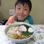 忠豊 - ワンタンメン大盛り