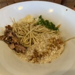 中華蕎麦 はざま - 限定和え玉　背脂ニンニク醤油　よーくかき混ぜて…啜るべし！