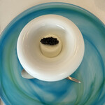 L'OCEANO - ネギ香る　牛乳　イタリア産キャビア