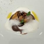 Ristorante Ecru - フォアグラのポワレ、小豆のペースト