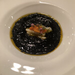 THE BAR 新大阪 - イカ墨リゾット