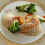 オテル・ド・ヨシノ - ○前菜/Entrée de jour
      オマール海老のブーダン（腸詰）