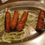 ひれかつ サフラン -  ウィンナー炒め＠380円