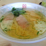 江戸八そばや -  塩ラーメン　530円