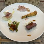 ビストロ よし川 - どれをとっても美味しかった前菜(*≧∀≦*)
