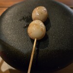 鶏匠 膳 - うずら(半熟)