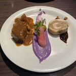 ア ターブル - 私のチキン　確かキノコが巻かれていました！