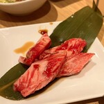 ひとり焼肉一 - 中落ちカルビ