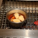 ひとり焼肉一 - にんにくホイル焼き