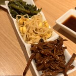 ひとり焼肉一 - ナムル盛り合わせ