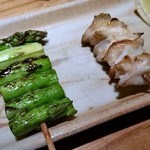 とり喜 -  アスパラ＆ナンコツ