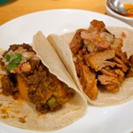 タコス ミカサ - ピカディージョ、カルニータ