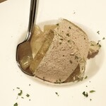 アシェット - 白レバームースのパティ