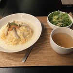 CAFE　COCODOCO - オムライスホワイトソース