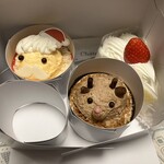 シャトレーゼ - 料理写真:masかわいいトナカイさん・Xmasゆかいなサンタさん・スペシャルいちごショート