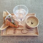 ヒュゲリ - 牛きんぴらごぼうSサイズ、季節のスープ