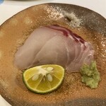 うを徳 - お造り：明石産 鯛