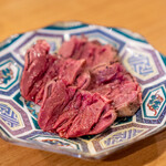 代官山のんき - あいち鴨　丸ハツの炭火燻製塩焼き