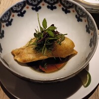 真皿 - かんぱちのフリット油淋鶏ソース