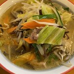 青竹手打ちらーめん 夢現 - タンメン　税込み950円