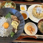 シーラス ファクトリー - かき揚げ定食