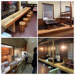 ち せ ん - 店内は老舗のお好み焼き屋さんといった雰囲気です。