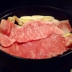 とく山 - ［３回目］花山椒 山菜 牛肉すき焼き