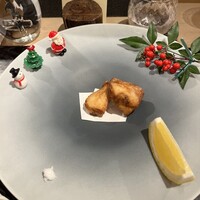 汐見 - 特別なコース１３０００円。河豚唐揚げ。