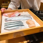 恵比寿 鮨 ふじまさ - 本日のネタたち