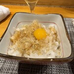 鳥のかけ橋 - 大根おろし、じゃこ、ウズラ卵入り