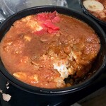 蒙古タンメン中本 - 新宿丼弁当（食べかけ画像スマソ）