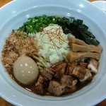 麺屋　むじゃき -  海老まぜ（普通のまぜに現金50円追加）