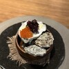 Restaurant Domestic - ①焼き牡蠣 スモーキーバターミルク 若芽のマリネ マスコ