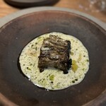 Restaurant Domestic - ③サボイキャベツの長時間低温調理 ミルフィーユ