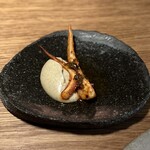 Restaurant Domestic - ⑤イカのコンフィ カボチャの種のソース