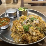 エリックサウス KITTE名古屋店 - チキンビリヤニプレート