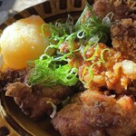 常衛門食堂 - 鶏からおろしポン酢定食ご飯大盛り¥1450内　優しい味付け。外カリ中プリっとジューシー。うまい。