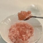 Aira - ⑯プリザーブしたバラやエルダーフラワーなど 柚子 麹のシャーベット
