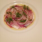 ビストロ13区 - カンパチのカルパッチョ