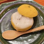 味 ふくしま - ゆず椀の豆乳あんかけ。お宝がいっぱい入っている。