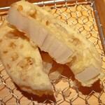 天ぷら わがた - 蓮根。食感残してます