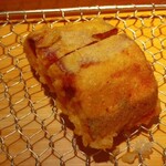 天ぷら わがた - 〆のさつまいも。甘くてホクホク