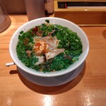 麺家 たけ田 - にら玉肉そば