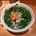 麺家 たけ田 - にら玉肉そば