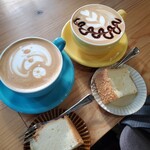 樹の珈琲 - カフェラテとチョコマキアート
