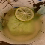 満愛貴 -  碗　スナップエンドウ豆腐