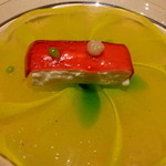 満愛貴 -  口直し　ヴィシソワーズ　ビーツゼリー