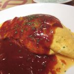 B級酒場まっちゃげ - ガッツリベーコンのオムレツ2014/05