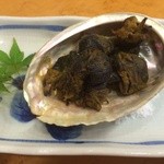 鮨　しらはた - アワビの肝焼