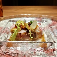 Ino Cantonese 日本橋 たかせ - 鰤大根　生姜黒酢ソース　オリジナルナッツ辣油のアクセント